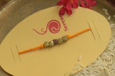 Brass ❂ Handmade . Rakhi { h }